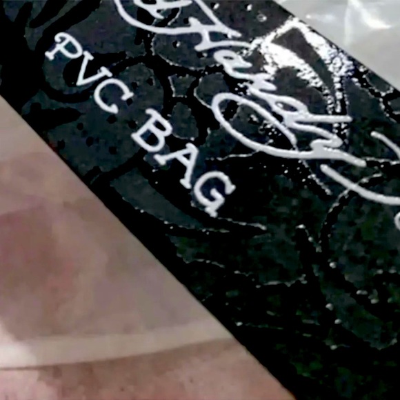 ED HARDY CHERRY LARGE CLEAR TOTE NWT - Picture 10 of 10